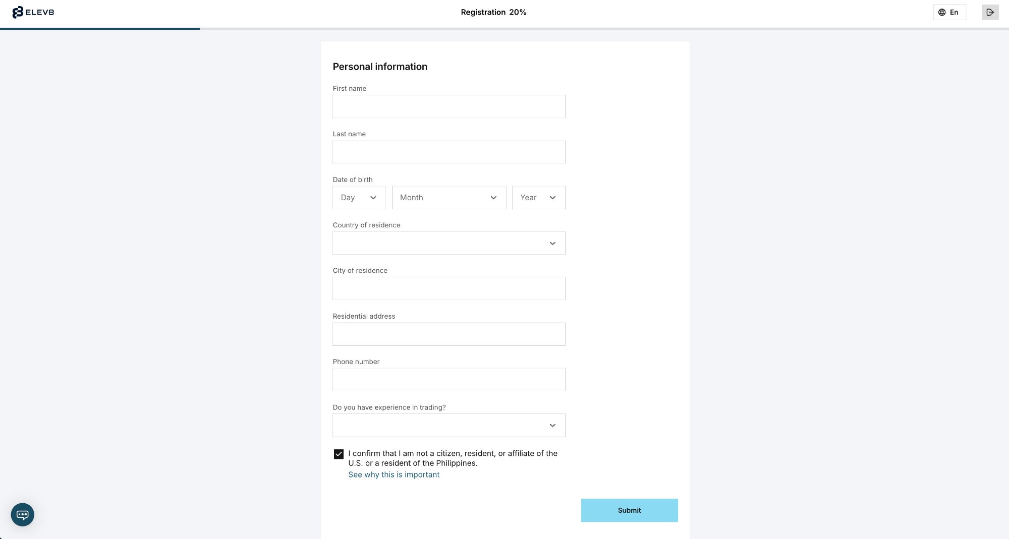 Personal Information Form