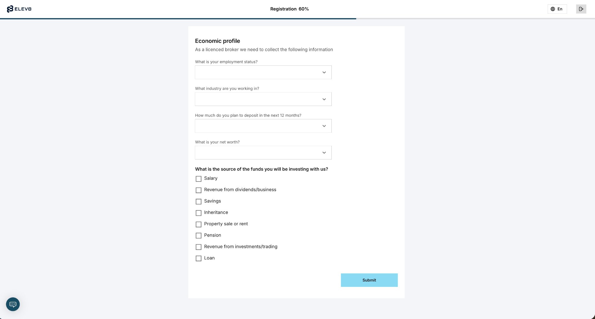 Economic Profile Form