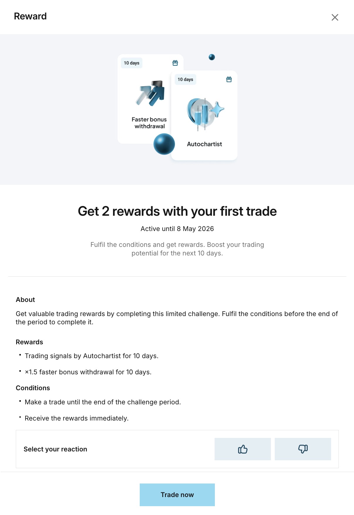 Elev8 Trading Reward